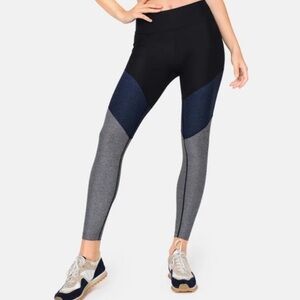 Outdoor Voices Black Blue Gray Leggings Small